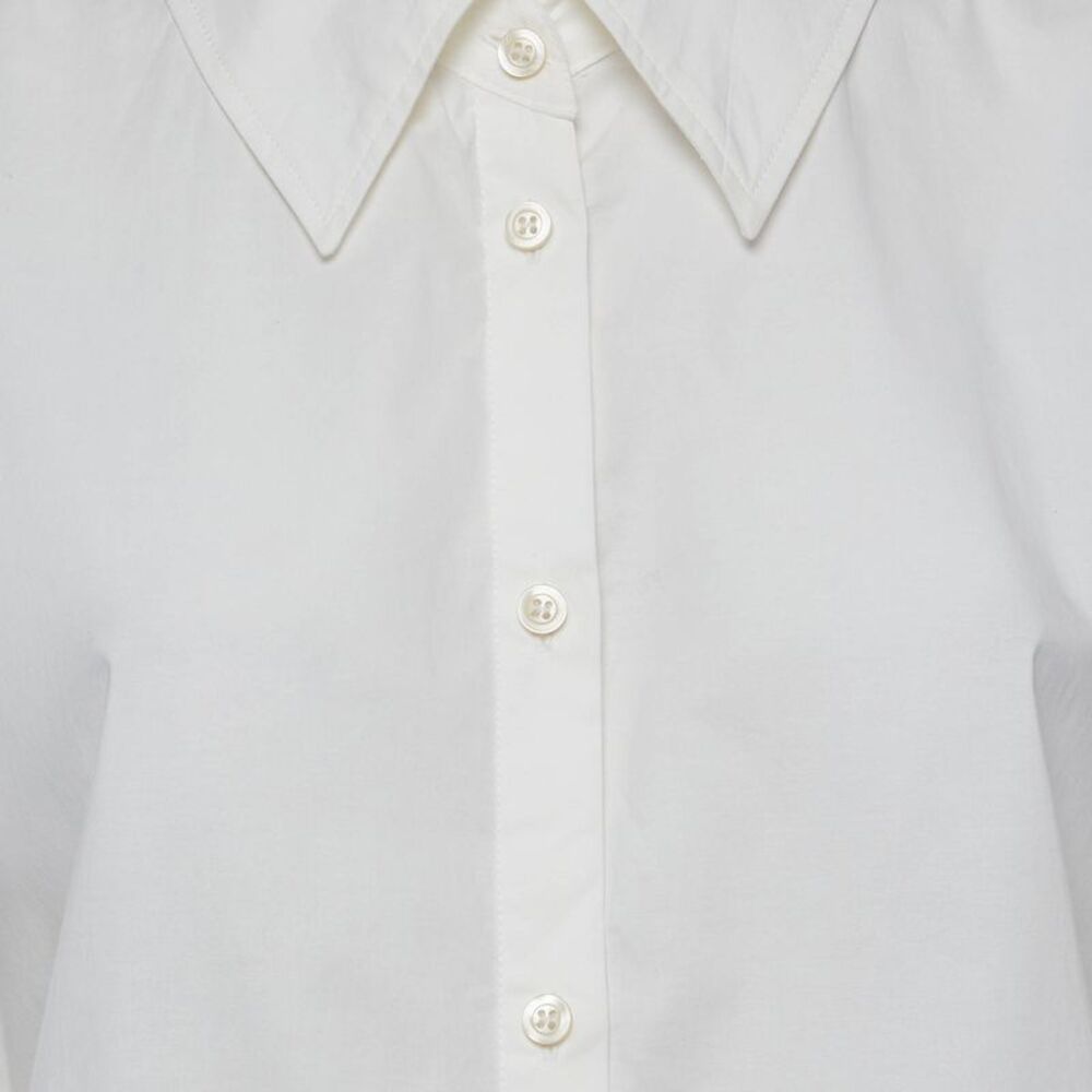 Acne Studios White Cotton Poplin Button Up Cut Out Shirt M - Picture 3 of 5